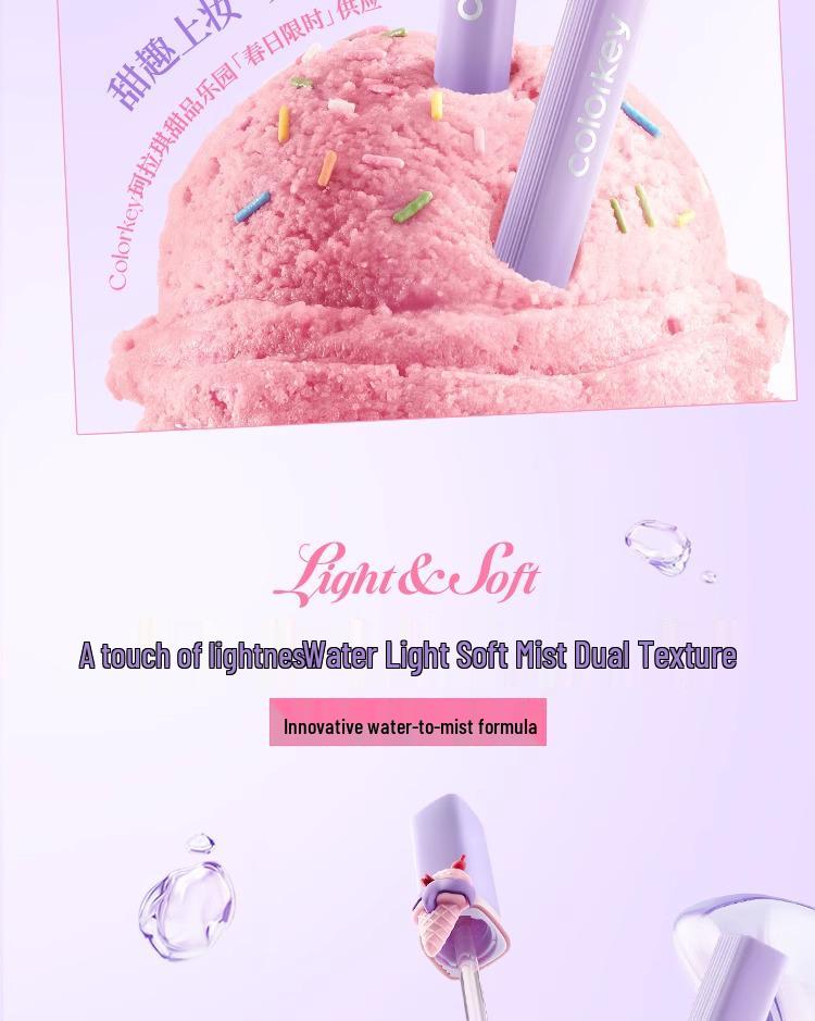 Capybara Colorkey Soft Mist Lip Tint & Gloss – Limited Edition Collaboration Lip Dew.