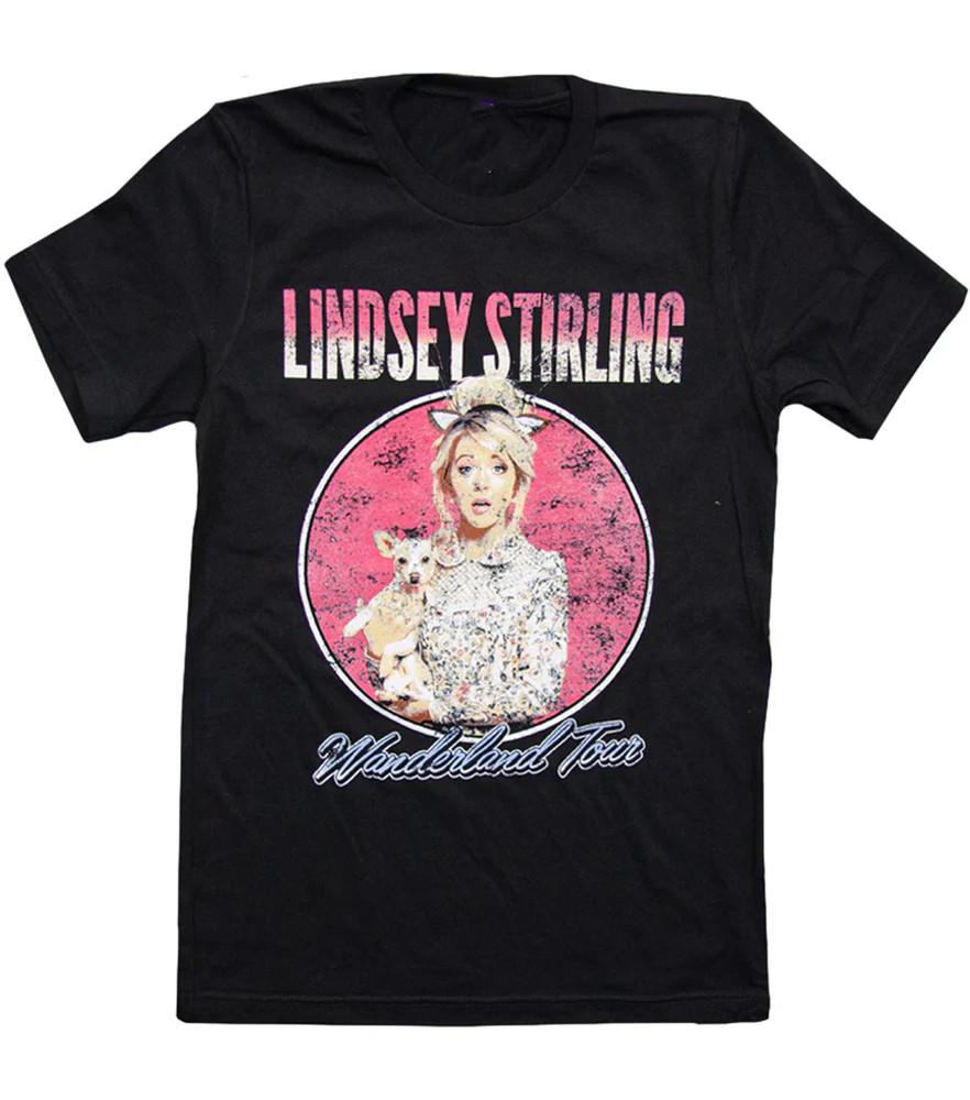 Lindsey Stirling black T-shirt short sleeve vtg All sizes 1F2484 Unisex T-Shirt XXXL