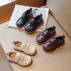 Kinder Lederschuhe Einfarbige Mädchen Flache Schuhe Atmungsaktiv Frühling Herbst Kinder Mode Jungen Freizeit Schulschuhe Rutschfest