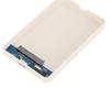 External Hard Drive Disk Enclosure Case USB 3.0 to SATA 2.5  7mm 9.5mm HDD SSD Tool free White (Not Inclube Hard Disk)