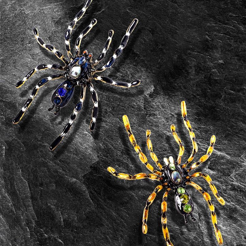 Große Spinnenbrosche, Europäisch und Amerikanisch, Persönlichkeit, Übertreibung, Anstecknadel, Modisch, High-End, Leichter Luxus, Vielseitig