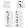 10 Golf Club Covers Made of PU, Fashionable, Scratch-resistant, Creative Gift for Golfers,