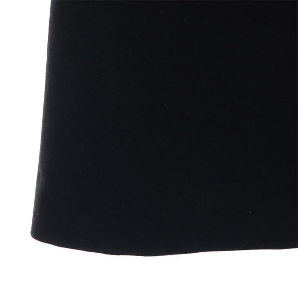 I.S.sunao kuwahara made in Japan Velor-like Skirt suit Setup M/S black Women Used