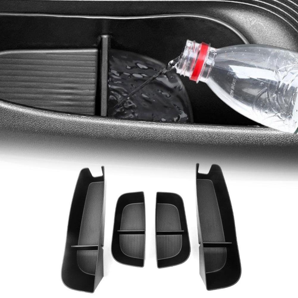 4PCS Door Side Storage Box Front Rear Door Handle Armrest Tray Organizer For XPENG For G6 For G7 2025-2025 TPE