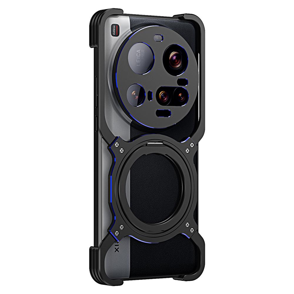 For Xiaomi 15 Ultra Case Kickstand Metal Bumper Magnetic Phone Cover
