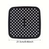 8.5 Inch Air Fryer Silicone Liners, Reusable Food-Grade Silicone Mat, Non-stick Heat Resistant Air Fryer Accessories