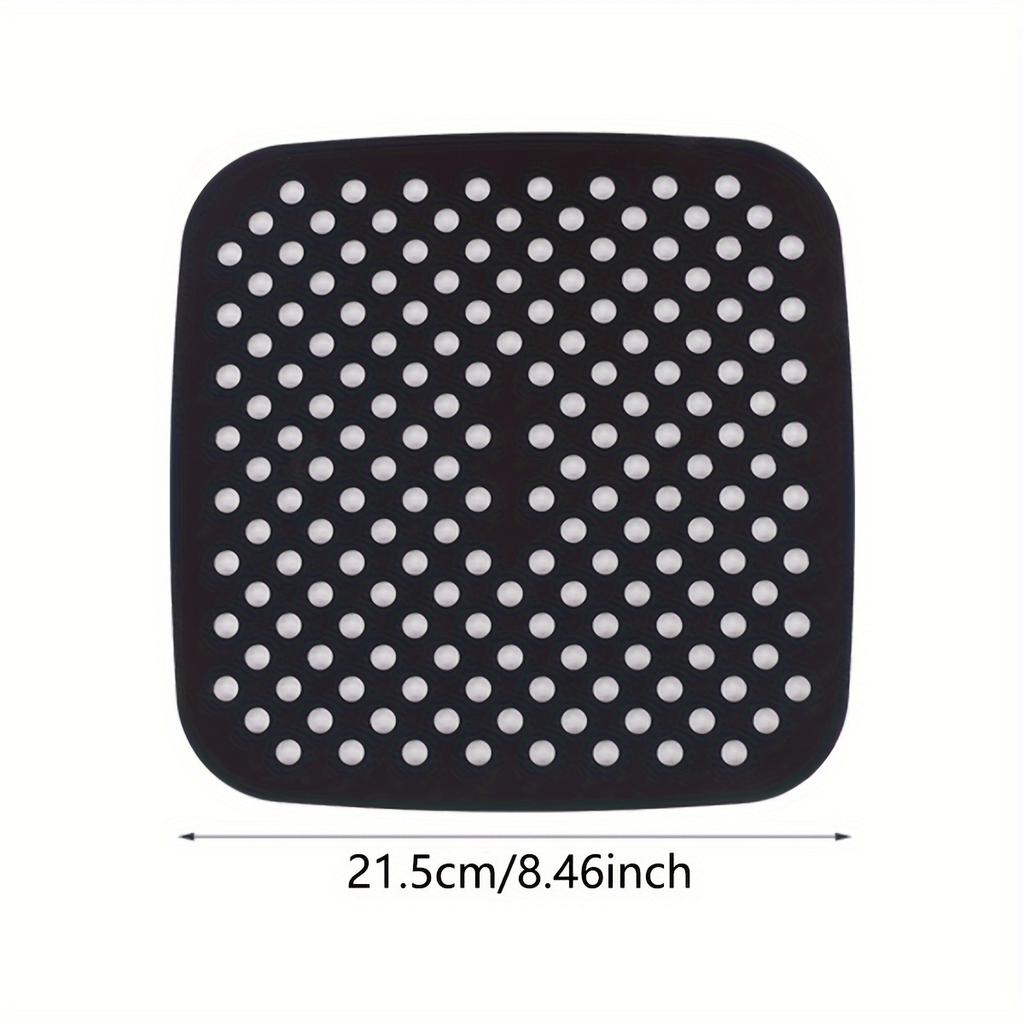 8.5 Inch Air Fryer Silicone Liners, Reusable Food-Grade Silicone Mat, Non-stick Heat Resistant Air Fryer Accessories