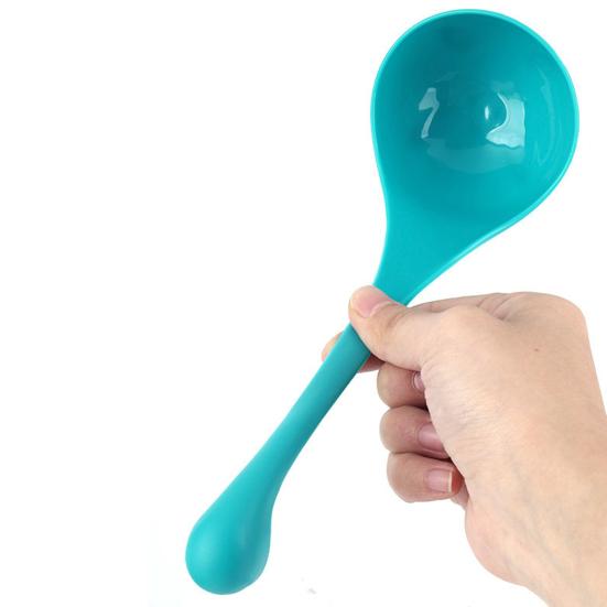 Oală de supă drăguț în formă de dinozaur, anti-alunecare, mâner lung, verticală, ustensile de calitate alimentară, din silicon, lingură de servire, linguriță, accesorii de bucătărie