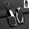 Zinc Alloy Car Key Case Fob For Mg One    Remote Protection Cover Shell Keychain Ring Holder In