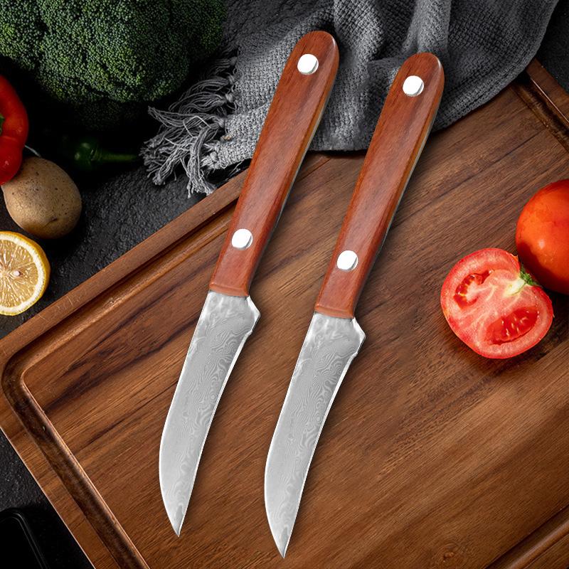 Professional Kitchen Boning Knife Damascus Steel Chef Slaughtering Fish Meat Cleaver Cutting Knives for Fruit Cooking Tools