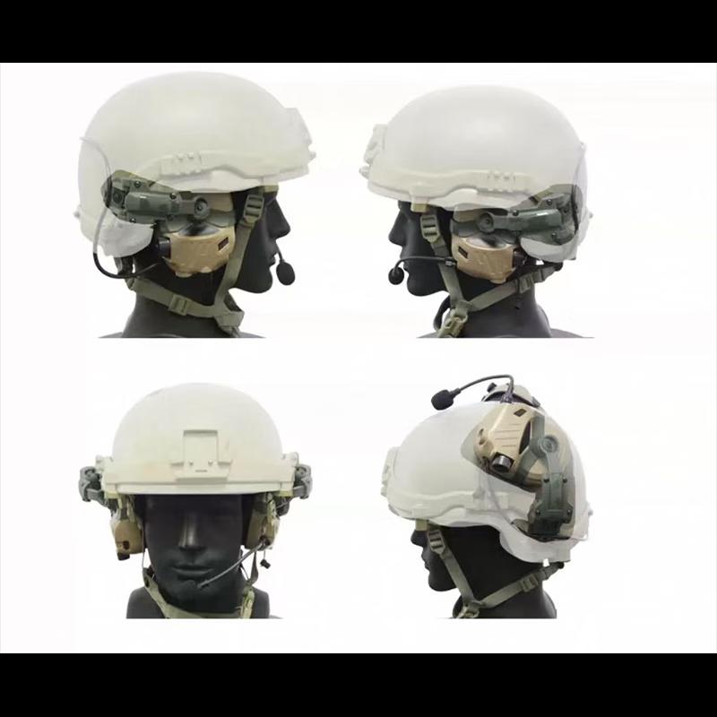 NHZHIW Taktisches Schienenmontierbares Geräuschunterdrückendes Headset