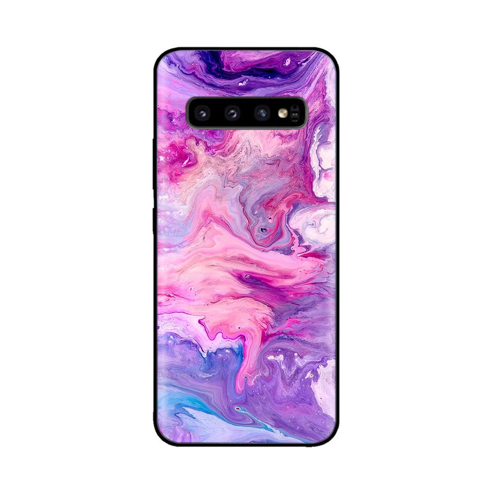For Samsung S10 Plus Case S10 Silicone Fashion Back Cover Cases For Samsung Galaxy S10 S10E S 10 S10plus Protective Back Cover