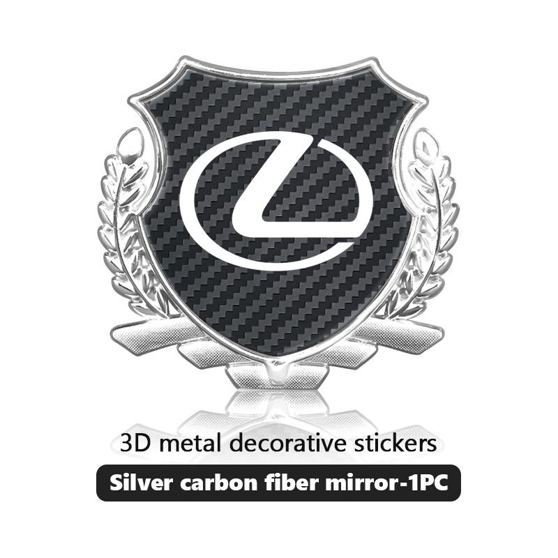 For Lexus 3D Metal Badge Car Side Body Window Trunk Sticker Decal RX350 IS250 IS200 GS300 LX570 RC350 UX250h ES350