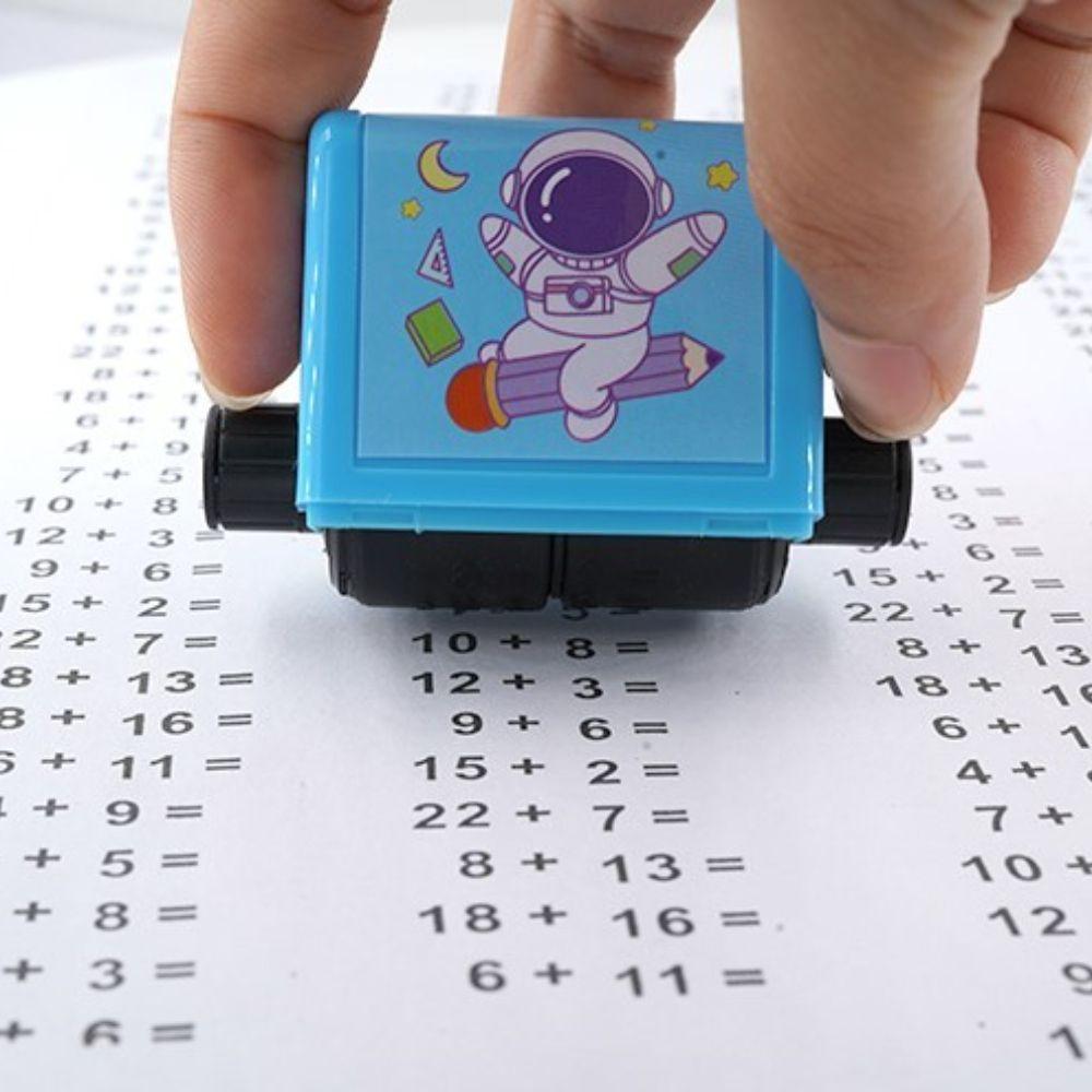 Stationery Within 100 Math Practice Roller Number Rolling Stamp Arithmetic Stamp Math Calculate