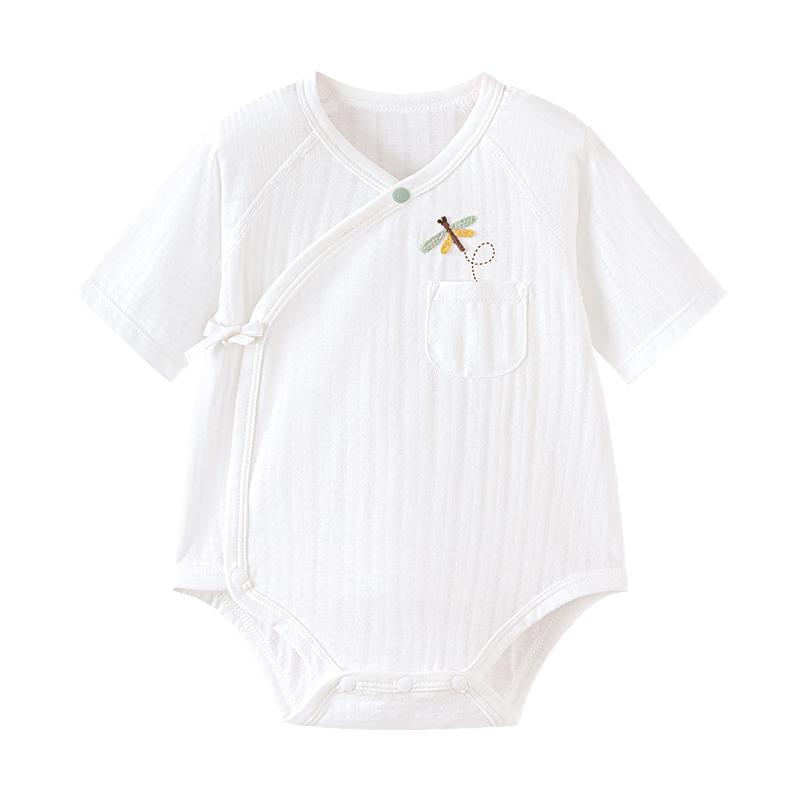 

Babylove Newborn Spring Summer 3/4 Sleeve Cotton Jacquard Bodysuit 59