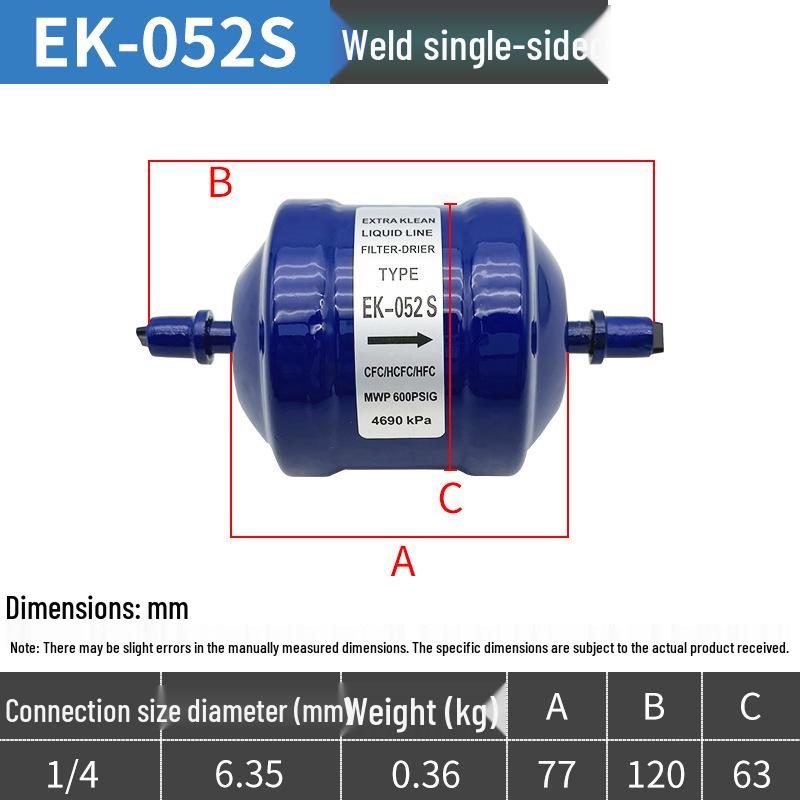 Central Air Conditioning Cold Storage Dryer Filter Unit - Refrigeration Accessories 083/084