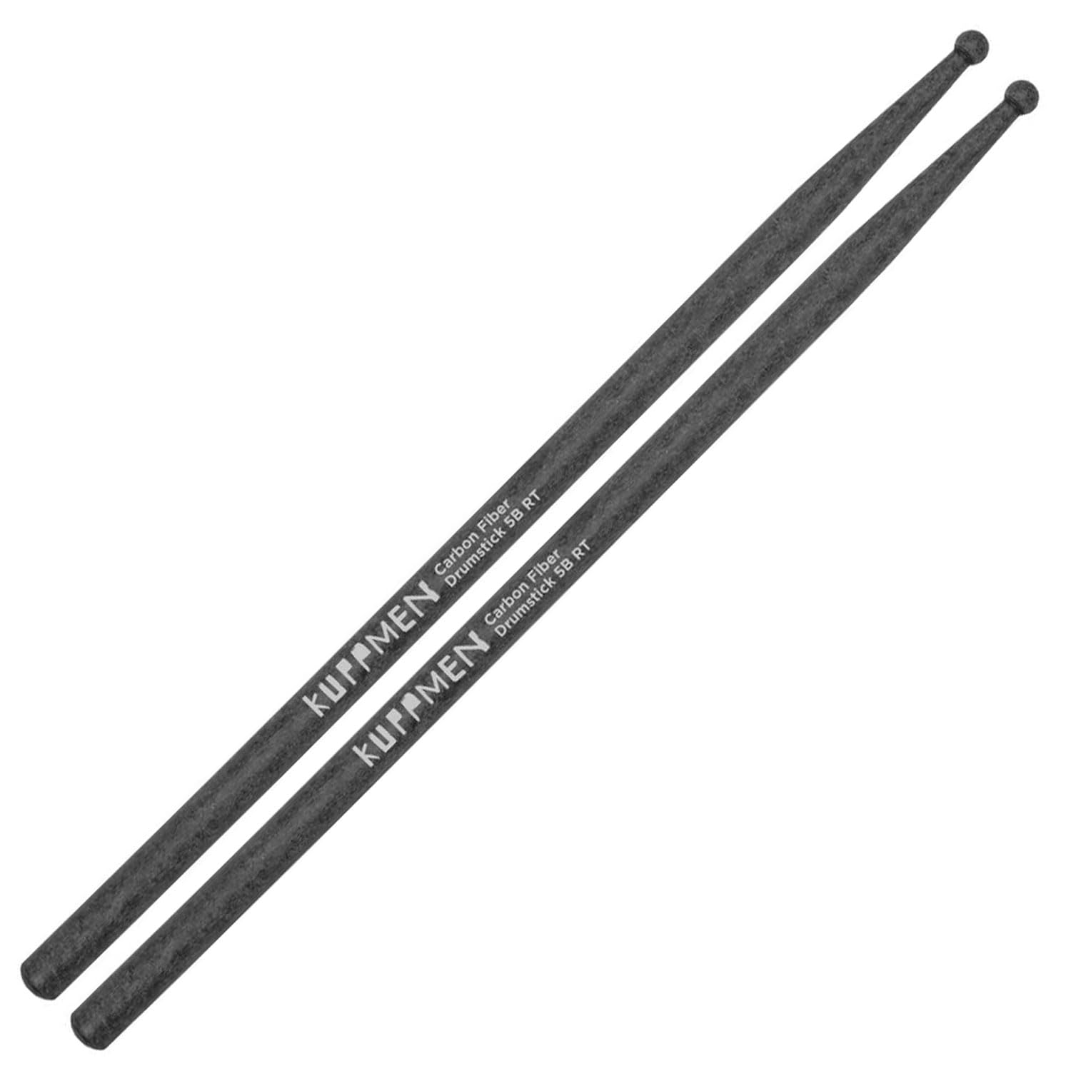 

KUPPMEN Carbon Fiber Drumsticks, Round Tip, 5B (CFDS5BRT)