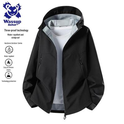 Wassup Sohot Men's Softshell Hiking Jacket