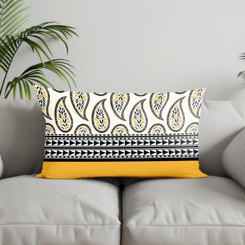 Home Decor Ethnic Pattern Rectangle Pillowcases Suitable For Sofa Bedroom Car Pillow Cover Cushion Rectangular Back Cushion