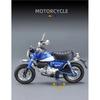 1/12 Honda Monkey 125 Alloy Motorcycle Model Die Cast Toy Vehicle Simulation Sound and Light Off Road Autocycle Collection Toys