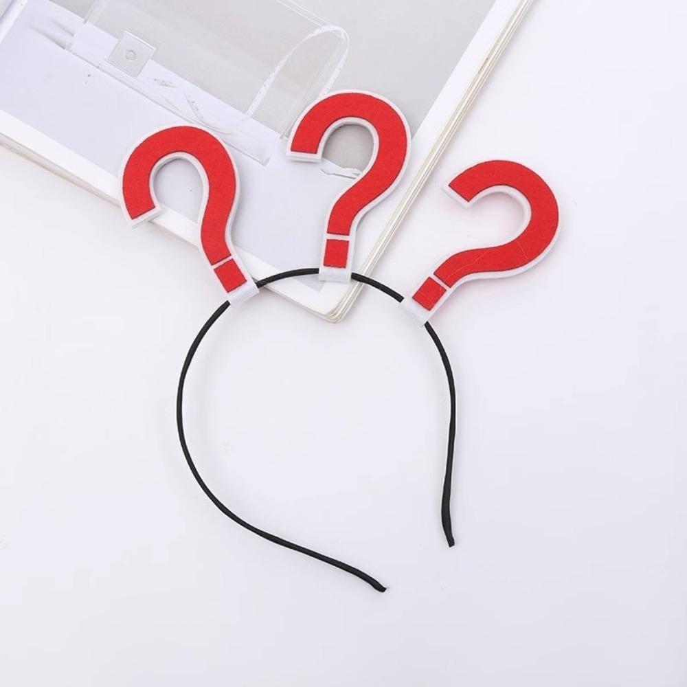 Creative 8.6inch Hairband Arrow WiFi Question Mark Hair Band Love Funny Props Headdress Birthday