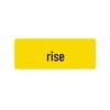 Waterproof Warning Sign for Mechanical Electrical Equipment - Push Button Symbol Sticker