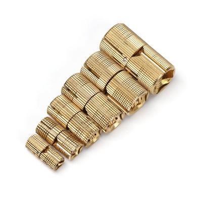 New 8-18mm Brass Hinges Cylindrical Invisible Barrel Hinge Concealed Furniture Hinges Gift Box