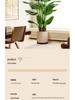 Large Faux Bird of Paradise Tree - Indoor Living Room Floor-Standing Luxury Green Plant Decor