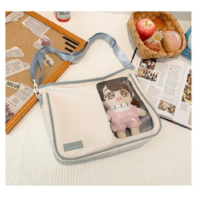 Clear Messenger Bag Versatile Shoulder Crossbody with Large Capacity for Women