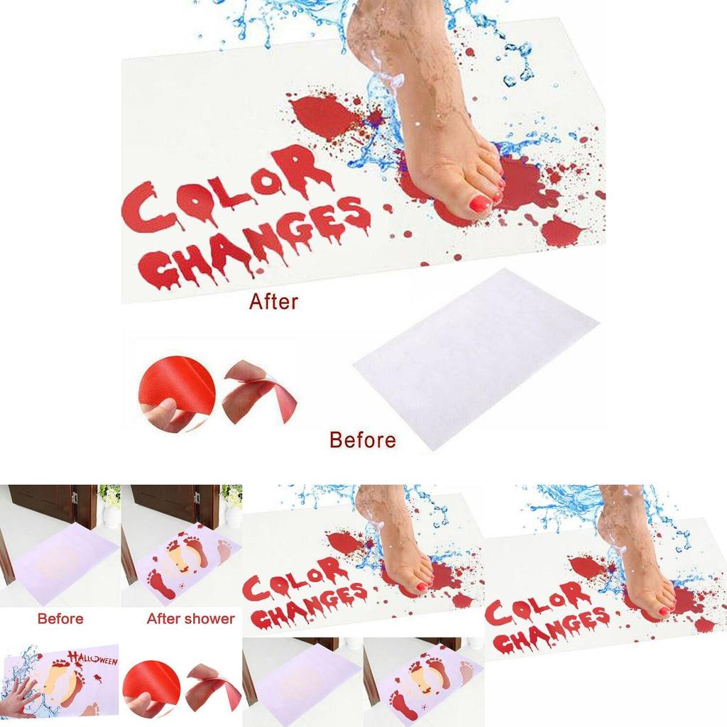 Geschenk Halloween 2019 Blutbad Duschmatte Teppich Kissen Schreckliche Bodenmatte