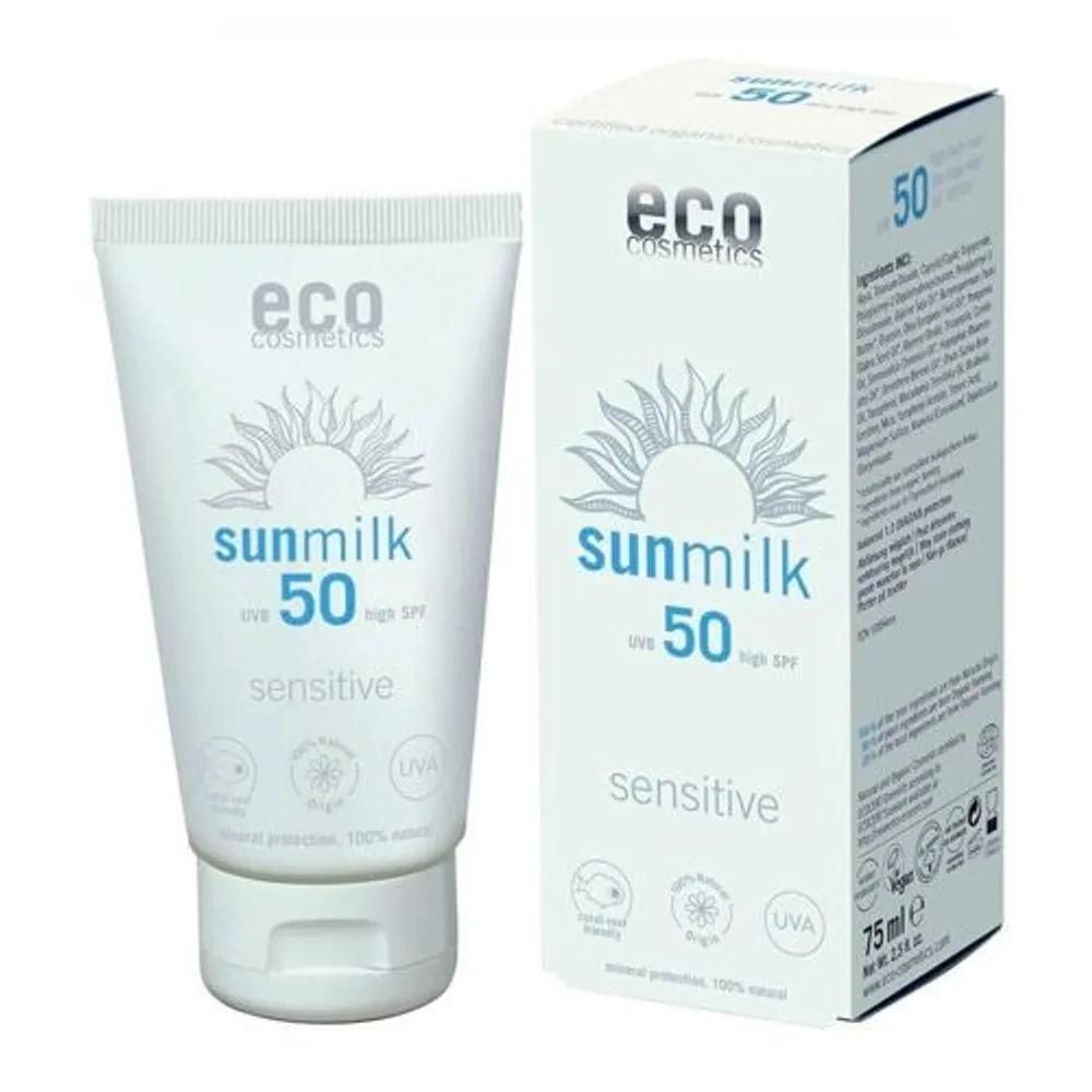 Эко-чувствительное солнцезащитное молочко SPF50 75 мл