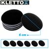 KLETTOX Velcro Pads Velcro Fastener Velcro Tape Velcro Dots Self-adhesive Round 6 Pieces