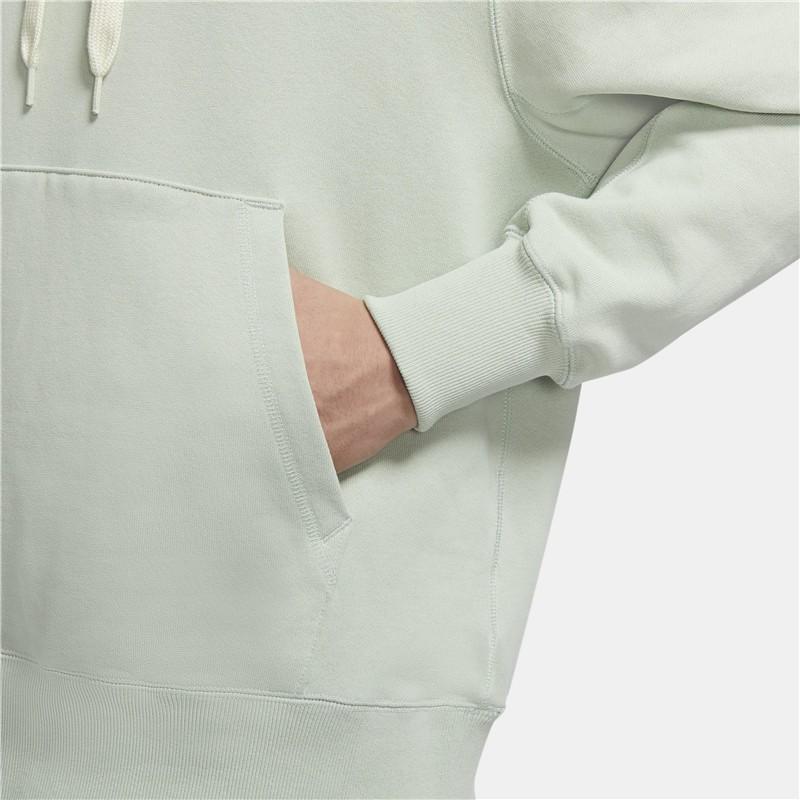 Nike French Terry Embroidered Logo Hoodie Men Sweatshirt Green DA0024-017
