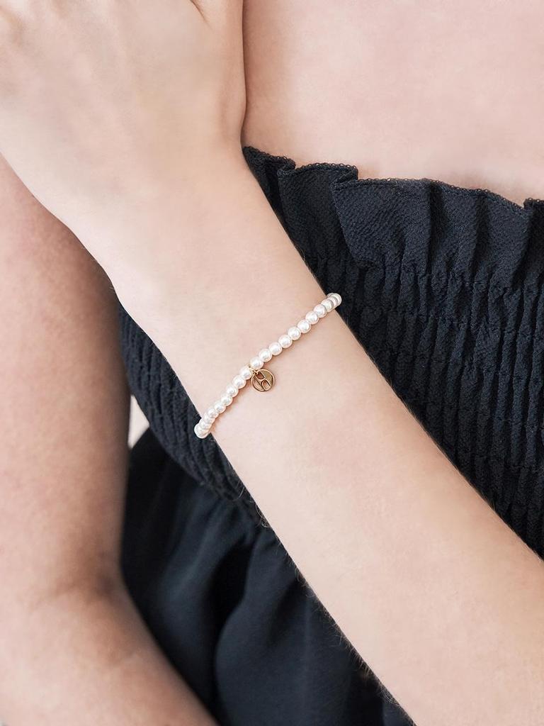 [ELLE Schmuck] Einfaches Signature Perlenarmband ELBRBB098