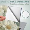 PVC Sticker for Laptop Flower 90~270x120~380mm 3pcs/set
