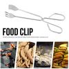 Stainless Steel Portable Long Handle BBQ Grill Food Clip Accessory Tongs Tool