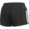 Adidas Striped Logo Print Elastic Casual Shorts Women Shorts Black CV3341