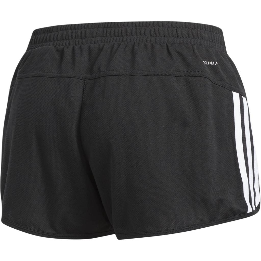 Adidas Striped Logo Print Elastic Casual Shorts Women Shorts Black CV3341
