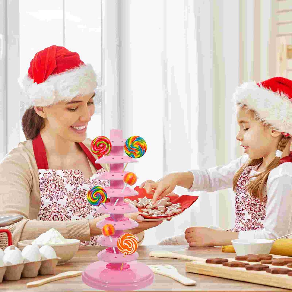 Lollipop Display Stand Cake Pops Decorative Suckers Holder Pp Displaying Accessory Holders Baby Kabob Skewers for Grilling