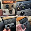 LHD Car Black Front Left Dashboard Headlight Switch Cover Trim For Mercedes Benz W211 E Class 320 350 550 2003 2004 2005-2008