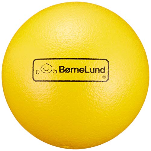Bornelund Volley Knautschball, 150mm, Gelb, für Kinder ab 3 Jahren (VO1500-Y)