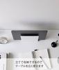 Yamazaki Jitsugyo Slim Laptop Stand White Approx. W16 X D5.7 X H15.2cm Tower Laptop Storage Vertical Space Saving 4498