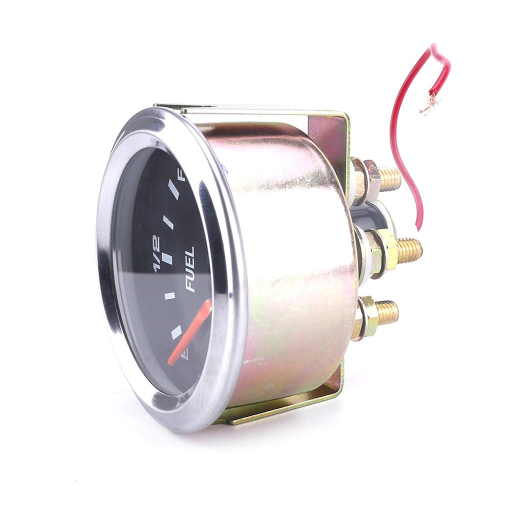 Precise 12V Metal Mechanical Oil Quantity Meter Mechanical Fuel Gauge Indicators for Car Modifications 2 Inch Diameter