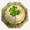1PC Four-leaf clover, Floral arrangementAutomatic Open/Close Umbrella with Windproof, 8-Rib Sturdy Canopy, Durable Ribs, Fashionable Design1238A
