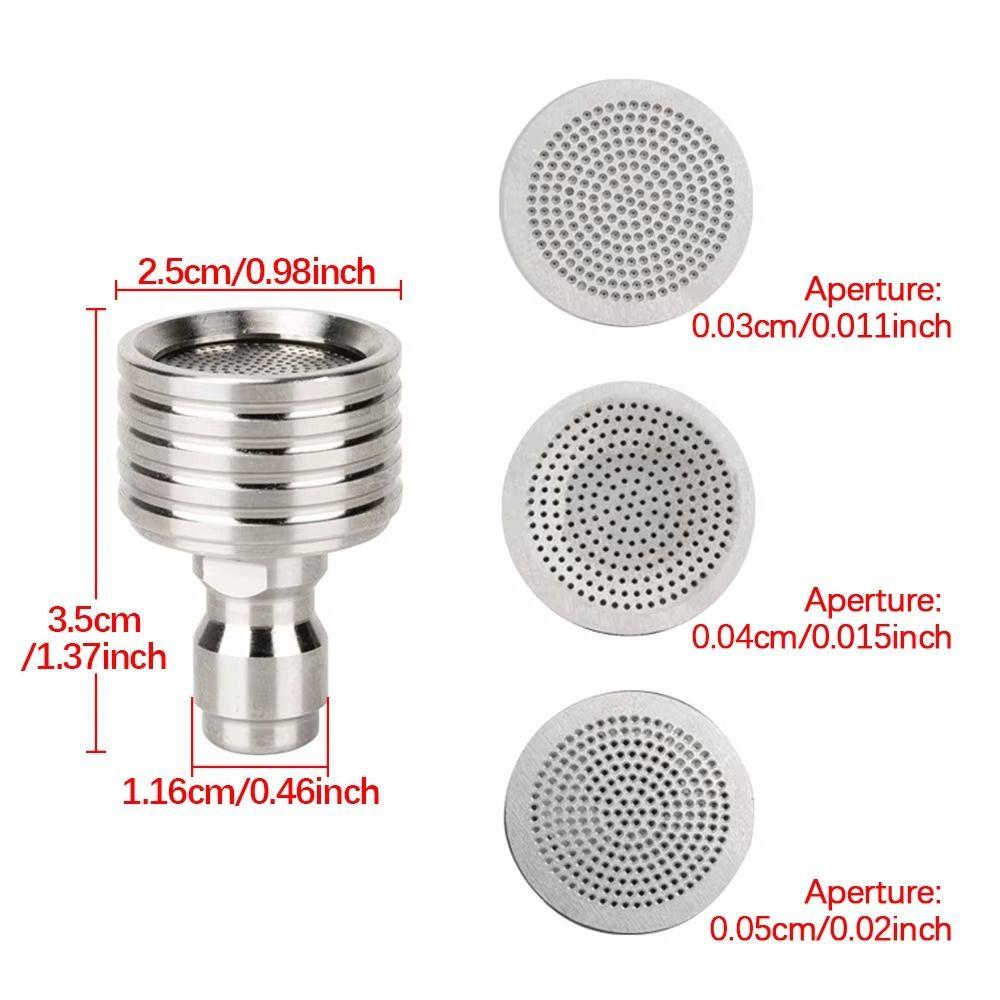 1/4 Quick Connect Shower Head Quick Plug Washing Nozzle Shower Blades Water Nozzle Flower Watering