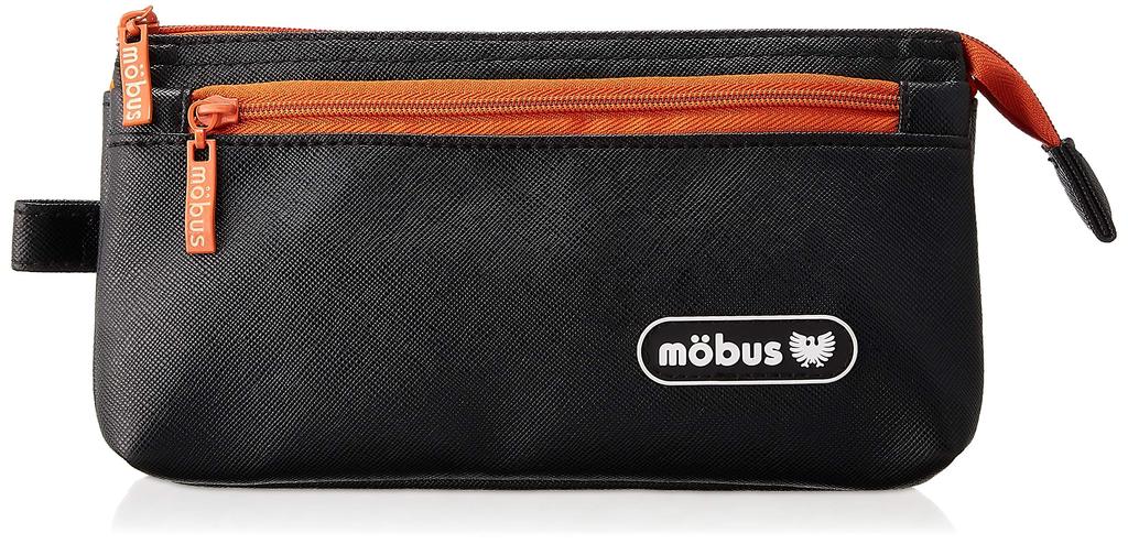 Mobus Pen Case 4 Pockets Black/Orange MOG-4P-71