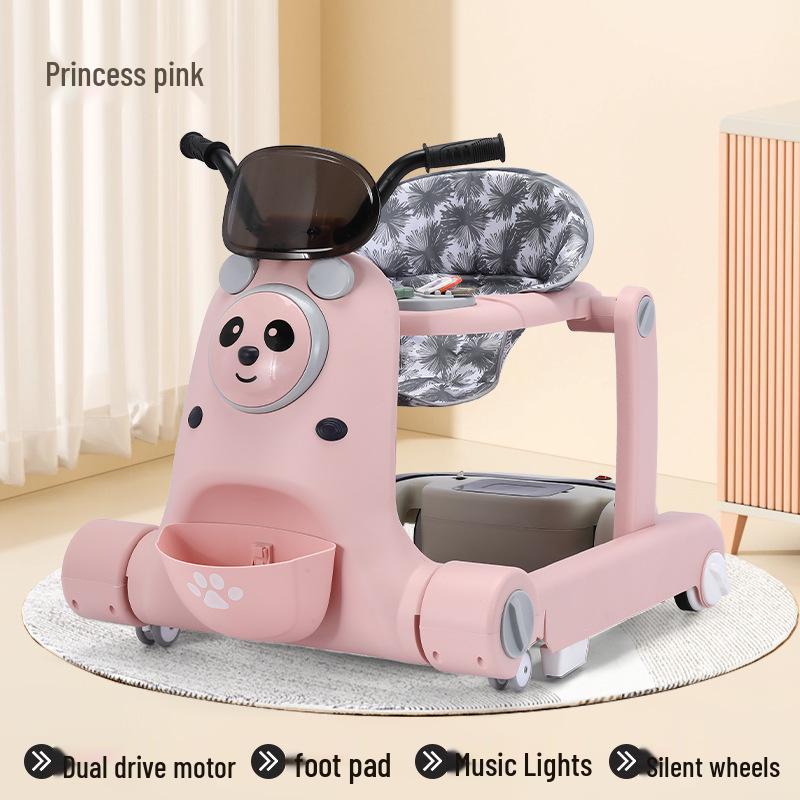 Multifunctional Baby Walker: Anti-Rollover, Sit & Push Design for 7-18 Months, Suitable for Boys & Girls