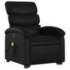 Vidaxl Reclining Lift Chair with Massage, Electric, Black