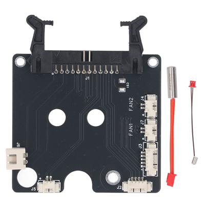 3D Printer Hotend Adapter Board Extruder Hotend Adapter Board with Heating Rod and Thermistor for
