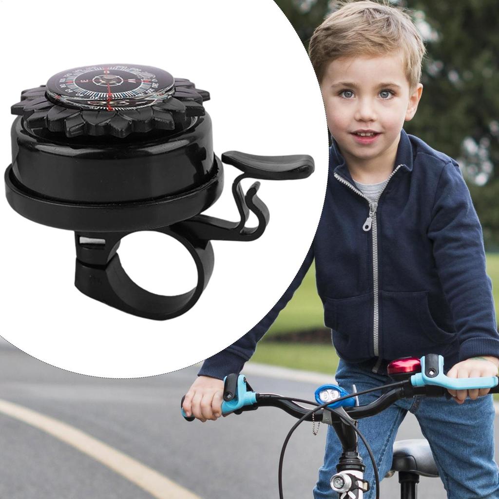 Bike Bell Road Bike Bell Cycling Accessory Handlebar Chime Compass For Kids School City Mountain Park Commute Racing Outdoor